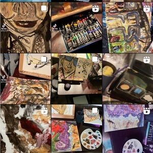 My newest paintings #muiltiartist #fypシ #passionateforthis #design #inspired